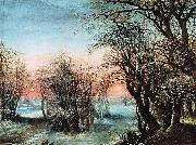 Denys Van Alsloot Winter Landscape oil painting artist